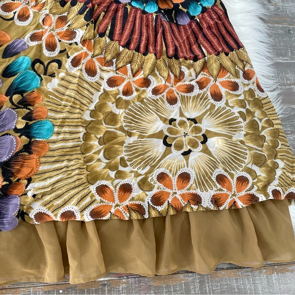 Anthropologie Edme & Esyllte Lappula Silk Dress Size 6 - Picture 7 of 11